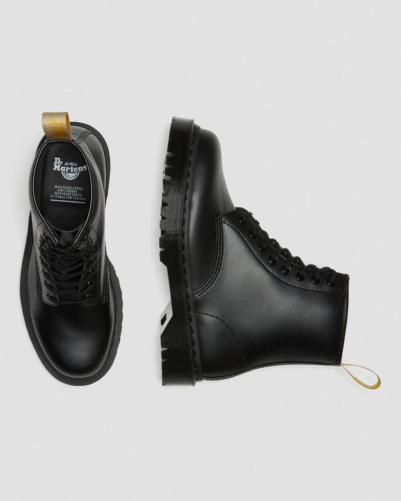 Dr Martens Vegan 1460 Bex Mono Snørestøvler Dame Sort | DK 220QMA